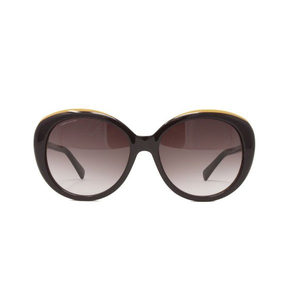 Longchamp Sunglasses Women\'s Round LO600S Color 603 Brown Size 57mm main image 5